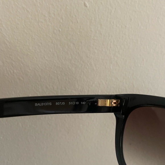 (Sold) BALENCIAGA PARIS BLACK SUNGLASSES BAL0137/S - Picture 8 of 12
